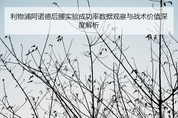 利物浦阿诺德后腰实验成功率数据观察与战术价值深度解析